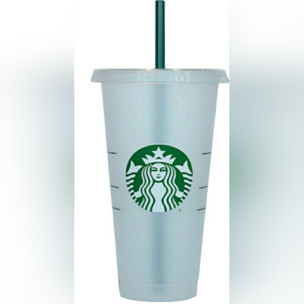 STARBUCKS 2022 24OZ AUTHENTIC VENTI REUSEABLE COOL/COLD BEVERAGE CUP/LI…